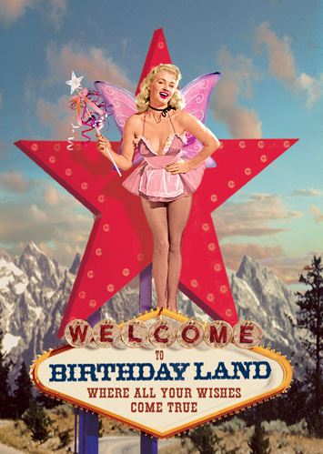 Birthday Land Fairy Greeting Card by Max Hernn - Click Image to Close